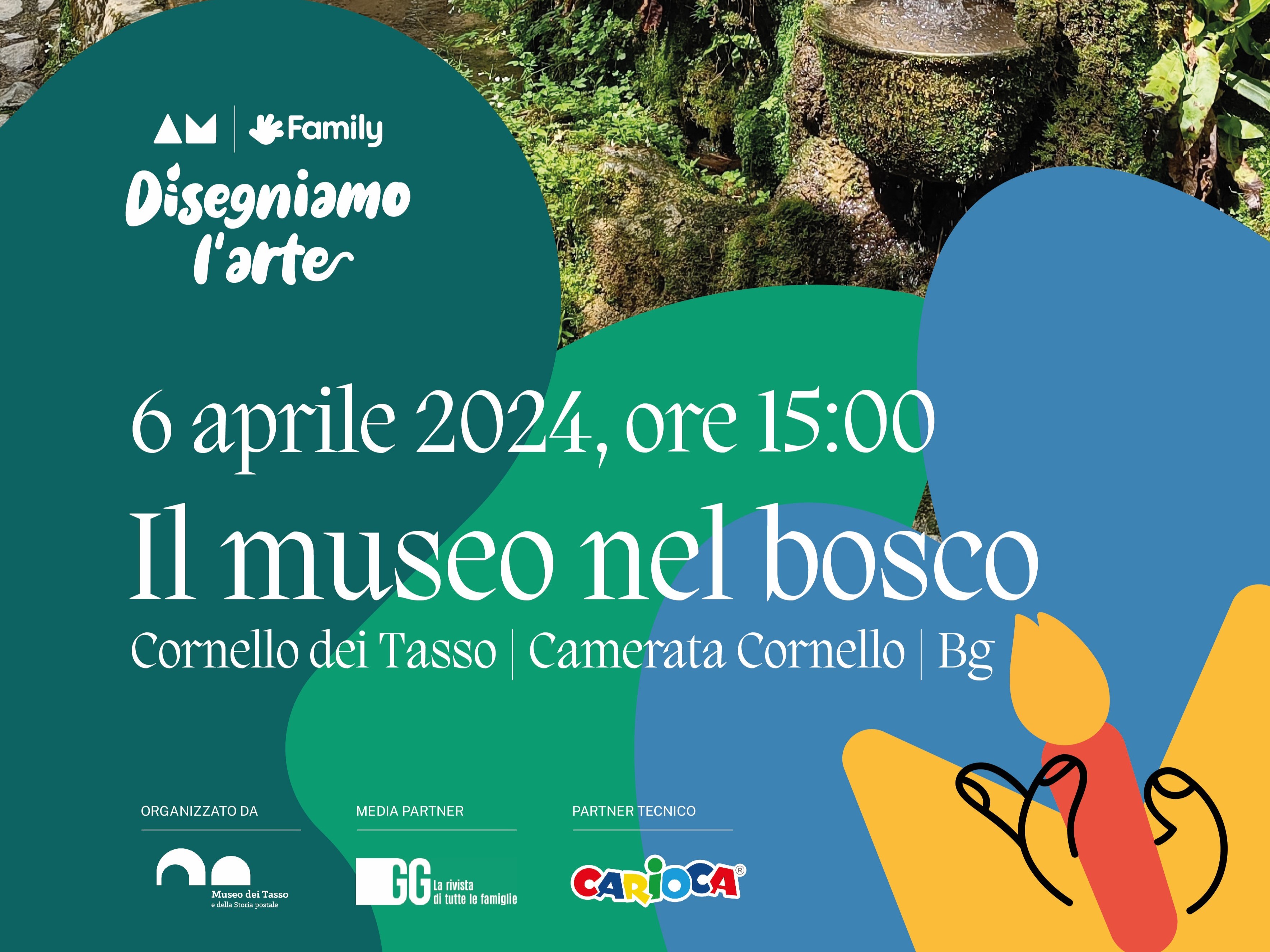 Sabato 6 aprile 2024, alle ore 15:00, all’interno del progetto “Disegniamo l’arte” di Abbonamento Musei Lombardia, il museo organizza il laboratorio per bambini 